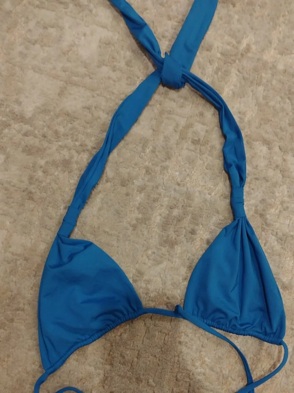 Monday Swimwear Tulum Top Azure Jersey S/M